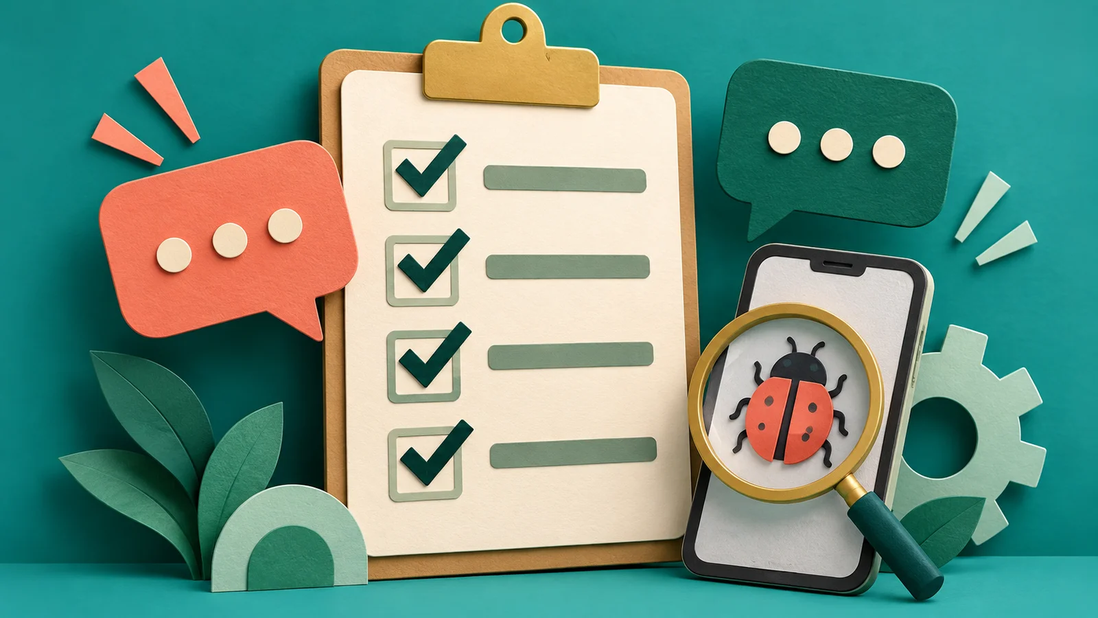 Plantilla de reporte de errores para una app Android